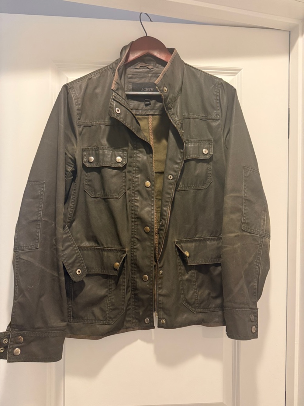 J. Crew Women's Olive Utility Field Jacket